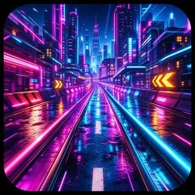 Neon Run, a endless runner in Rescue & Romance