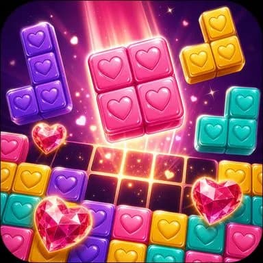 Heart Blocks game artwork
