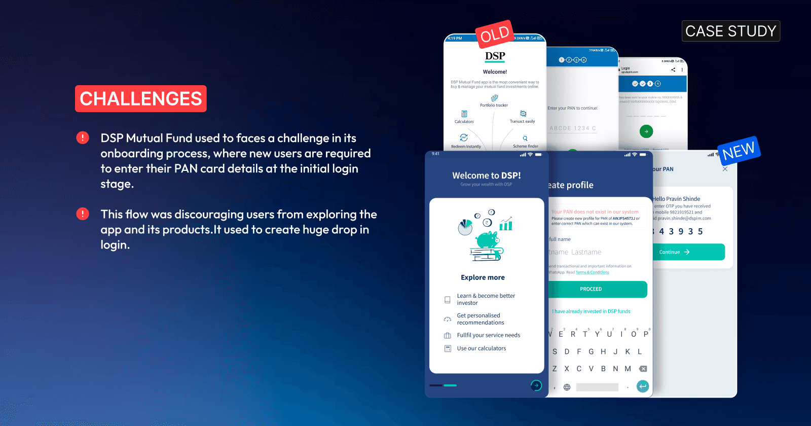 Case Study: User Onboarding Screen