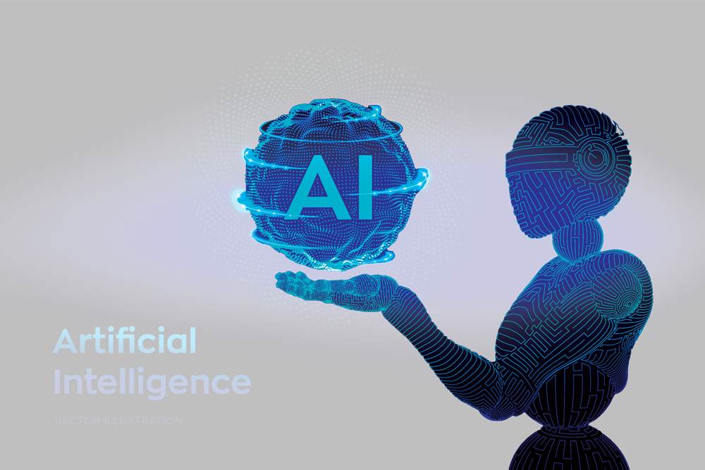 Design system interface mockup showing typography, colors and components